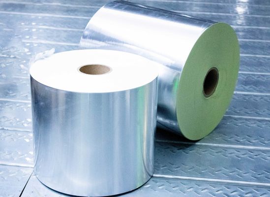 मैट सिल्वर पीईटी चिपकने वाला बैक प्रिंटर पेपर रोल 50u सतह मोटाई