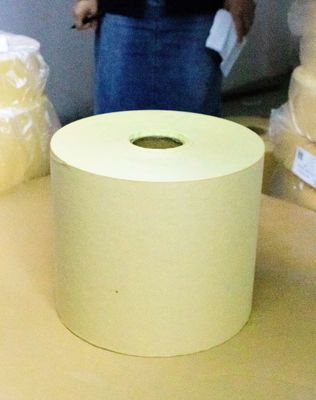 साधारण चिपचिपा Kraft स्व चिपकने वाला स्टिकर पेपर रोल लेबल तेल गोंद