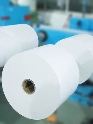 चल गोंद थर्मल लेबल स्टिकर रोल, साधारण चिपचिपा थर्मल ट्रांसफर रोल