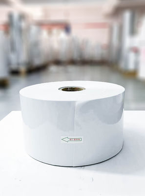 अच्छी कीमत दूध पीई फिल्म लेबल, जलरोधी चिपकने वाला लेबल रोल एसजीएस प्रमाणित ऑनलाइन