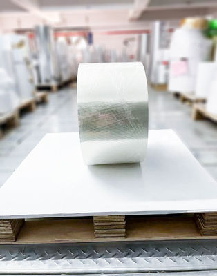 अच्छी कीमत हल्का सफेद पीईटी बीओपीपी चिपकने वाला जंबो रोल पेपर एसजीएस अनुमोदन ऑनलाइन