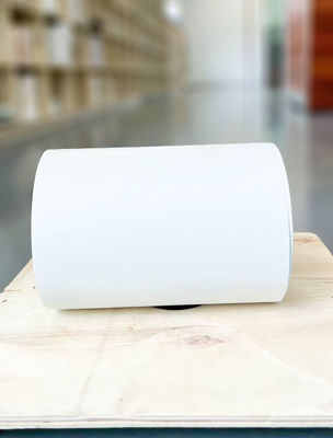 अच्छी कीमत स्क्रैच विरोधी स्पष्ट थर्मल लेबल रोल, पहनने के लिए प्रतिरोधी चमकदार लेबल कागज ऑनलाइन