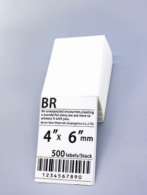 अच्छी कीमत आसान आवेदन 4x6 थर्मल लेबल लेबल के लिए स्टिकर ऑनलाइन