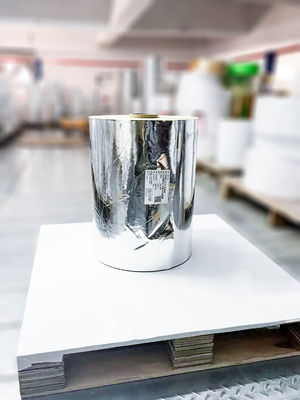 अच्छी कीमत अतिरिक्त चिपचिपा प्रकाश चांदी BOPP चिपकने वाला जंबो रोल लेबल एसजीएस प्रमाणित ऑनलाइन