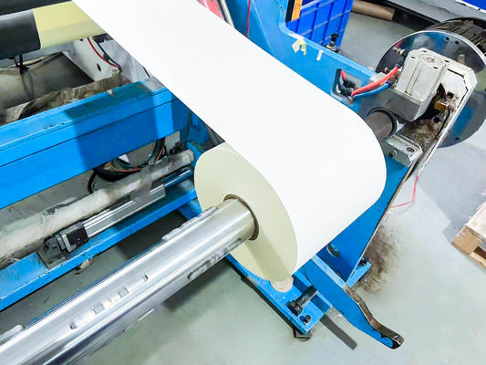 अच्छी कीमत साधारण चिपचिपा कोटेड पेपर रोल लेबल 80g सतह मोटाई ऑनलाइन