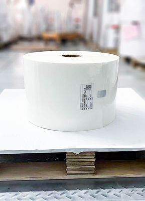 अच्छी कीमत स्व चिपकने वाला स्टिकर पेपर रोल 25 पारदर्शी पीईटी चल चिपकने वाला 62 ग्लासिन ऑनलाइन