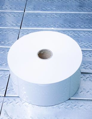 अच्छी कीमत चल गोंद थर्मल लेबल स्टिकर रोल, साधारण चिपचिपा थर्मल ट्रांसफर रोल ऑनलाइन