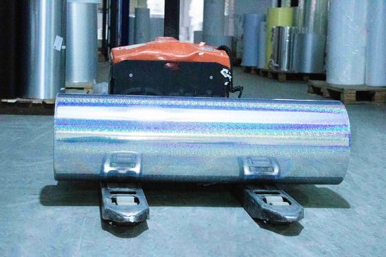 अच्छी कीमत पनरोक स्व चिपकने वाली होलोग्राफिक फिल्म लेबल पेपर 50u सतह मोटाई ऑनलाइन